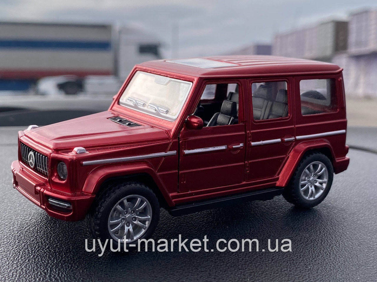 Gelenvagen. 1:36. 12 см металева Машинка Mercedes-Benz G-class Brabus. інерційна в коробці з підставкою