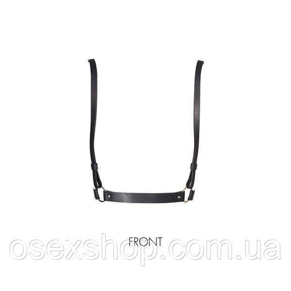 Портупея Bijoux Indiscrets MAZE — X Harness Black, екошкіра