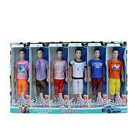 Лялька FB20811-A бавовна, кор., 6 шт. (6 різновидів) в дисплей, 56-33-6 см.