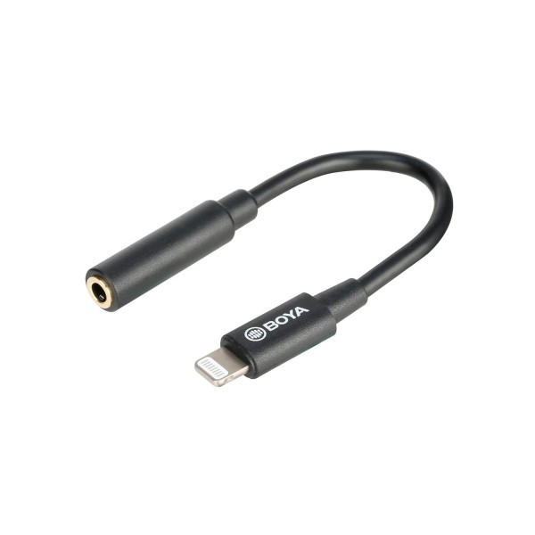 Перехідник Jack 3.5 на Lightning Boya BY-K3, фото 1