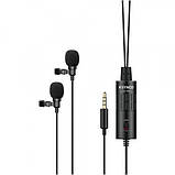 Подвійний петличний мікрофон Synco Lav-S6D, фото 3