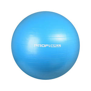 М'яч для фітнесу 65 см PROFIT блакитний