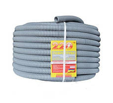 Труба гофрована D20 мм з протяжкою 15/20 (100м), Гофтруба ПВХ, 220ТМ, фото 2