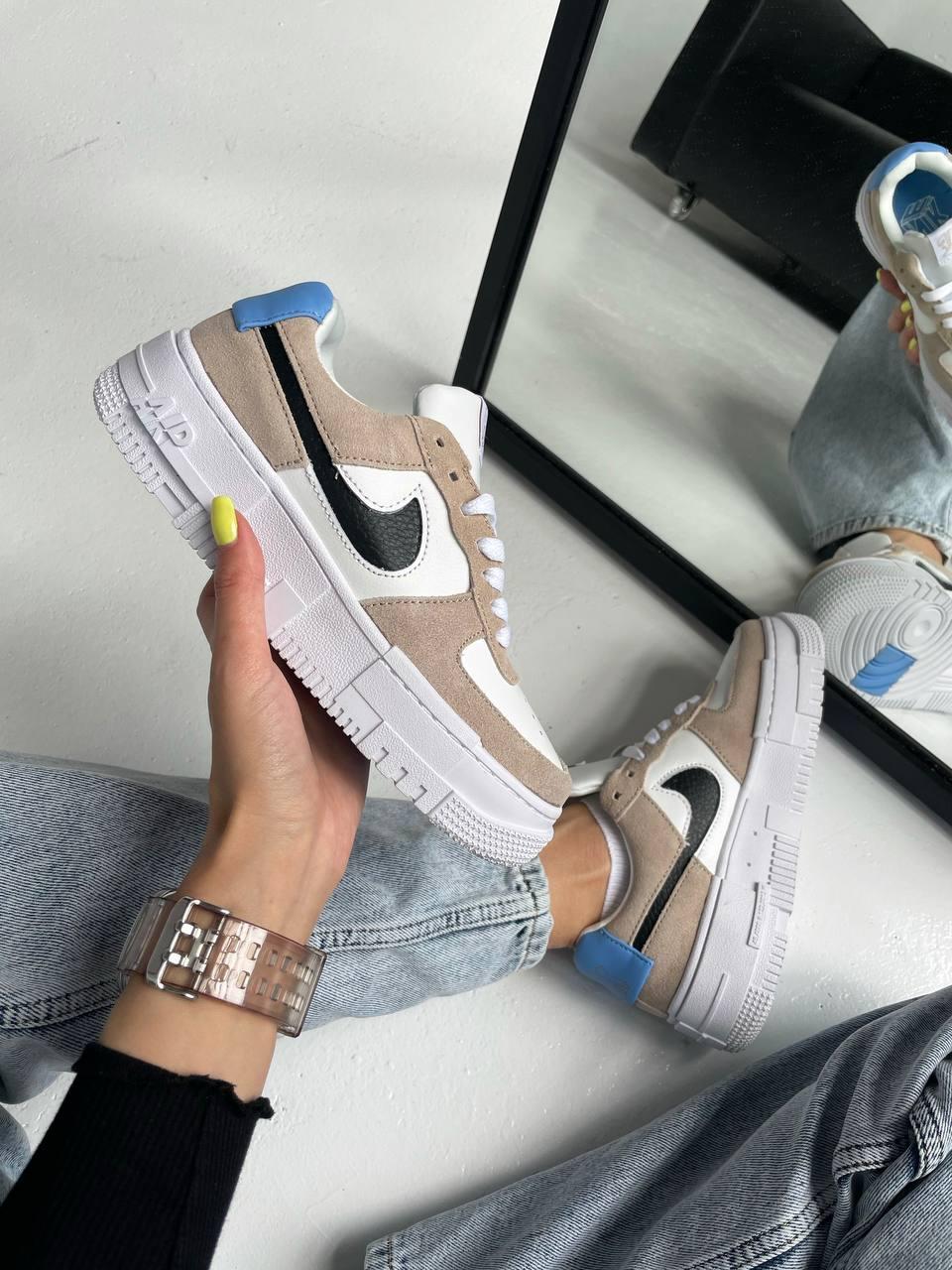 Жіночі кросівки Nike Air Force Pixel 1 Desert Sand | Найк Аір Форс Піксель 1 Дезерт Сенд