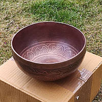 Кованая поющая чаша - диаметр 16 см (тибетские поющие чаши для медитации)