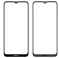 Скло дисплея (для переклеювання) для Nokia G10/ Nokia G20, чорне, оригінал (Китай), з олеофобним покриттям