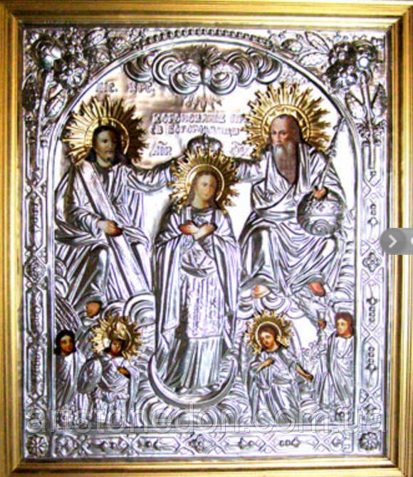 Ікона Коронування Пресвятої Богородиці №159