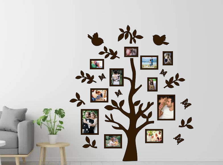 Семейное Дерево, Рамки для Фото, Фотографий на Стену 11 Рамок ...