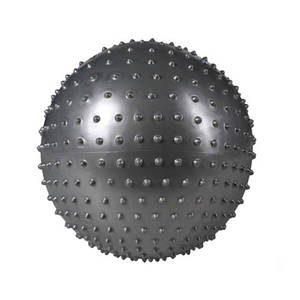М'яч для фітнесу PROFIT BALL 55 см сірий з шипами