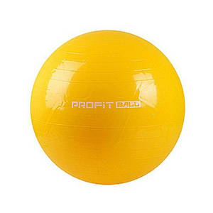 М'яч для фітнесу PROFIT BALL 65 см жовтий