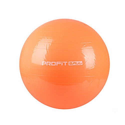 Мяч для фитнеса PROFIT BALL 65 см оранжевый - фото 1 - id-p1577584420