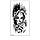 Флеш Тату. 21*10 См. Перевідна. Тимчасова. Chikano, Chicano, Santa Muerte, Дівчата, Хоррор, Черепи, Xqb-498, фото 3