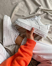 Чоловічі / жіночі кросівки Nike Air Force Pixel 1 White | Найк Аір Форс Піксель Білі