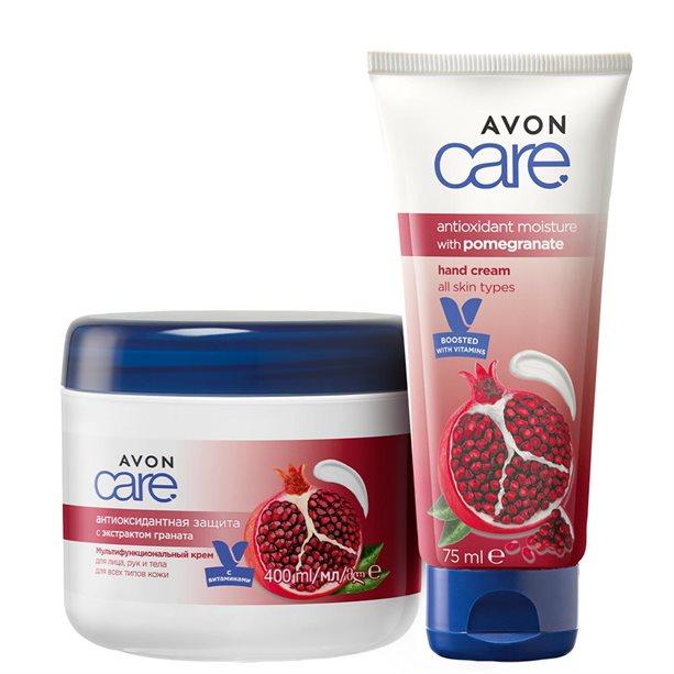 Набір для тіла та рук Avon Care "Соковитий гранат"
