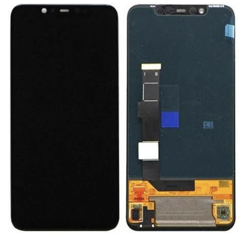 Дисплей (екран) для Xiaomi Mi 8 Pro/Mi 8 Explorer + тачскрин, чорний, Amoled, оригінал (54) зі шлейфом