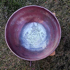 Кована чаша "Гуру Падмасабхава" діаметром 23,5 см