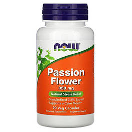 Passion Flower 350 мг Now Foods 90 капсул