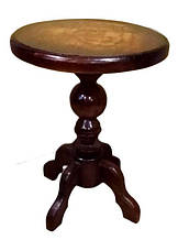 Столик кавовий дерев'яний круглий з малюнком