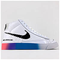 Мужские кроссовки Nike Blazer Mid '77 Have a Good Game, белые кожаные кроссовки найк блейзер мид