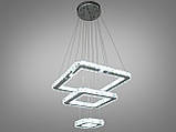 Кришталева світлодіодна люстра 7262W/400+280+160HR, фото 4