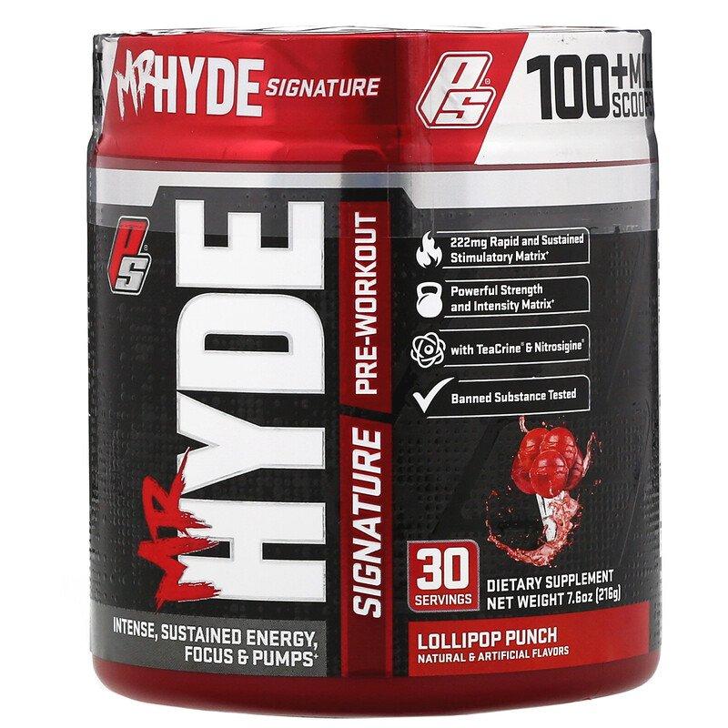 ProSupps Mr. Hyde Signature Pre Workout 216 г 30 порц блакитна ягода, фото 1
