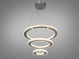 Кришталева світлодіодна люстра 7201-6W/480+340+190HR, фото 6