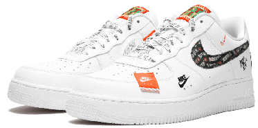 Кросівки Nike Air Force 1 Low Just Do It Pack White/Black, фото 3