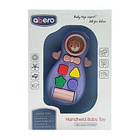 Развивающая музыкальная игрушка QX-9117 Детский мобильный телефон, детский телефон с звуковыми (Фиолетовый)