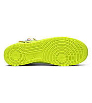 Кросівки Nike Air Force 1 Low Off-White Volt, фото 6