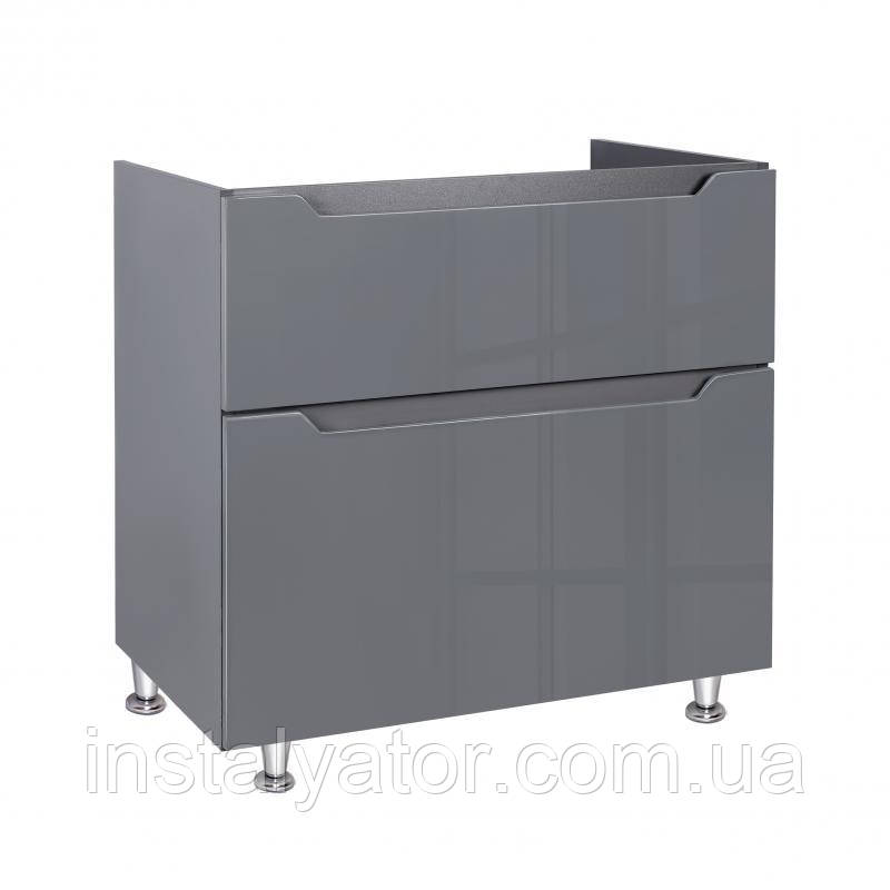 Тумба підлогова Qtap Scorpio 810х825х500 GRAPHITE QT1473TNВ802NG