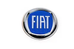 Емблема (синя, самоклейка) 75 мм для Тюнінг Fiat