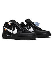 Кросівки Nike Air Force 1 Low Off-White Black White, фото 4