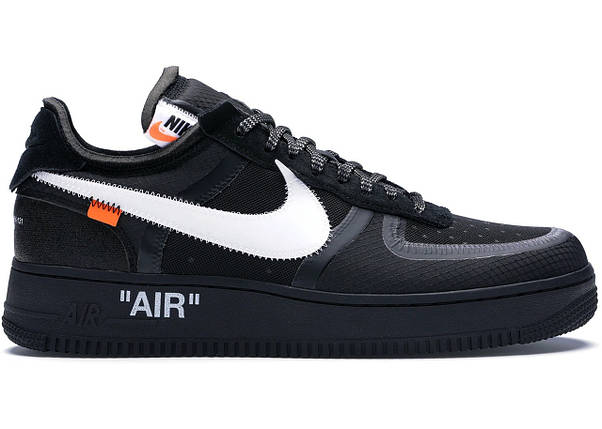 Кросівки Nike Air Force 1 Low Off-White Black White, фото 1