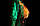 Помаранчева свічка воскова Art of Sex size M 15 см низькотемпературна, люмінесцентна, фото 3
