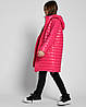 Модна дитяча подовжена демі куртка X-Woyz для дівчинки, фото 4