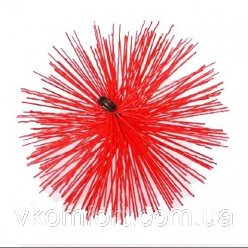 Щітка пластикова для чищення твердопаливного котла D-150мм, фото 1