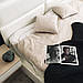 Чохол для подушки в'язаний Ohaina 40x40 Linen beige, фото 5