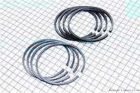 Кольца поршневые к-кт 8шт К-650, МТ9, МТ10 h-2,5mm STD 78,00mm (341041)