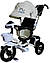 Велосипед триколісний на надувних колесах Mini Trike 960-2 фіолетовий, фото 4