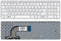 Клавиатура для ноутбука HP Pavilion (15-e) White, (White Frame) RU