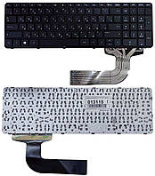 Клавиатура для ноутбука HP Pavilion (17-F, 15-P) Black, (Black Frame) RU