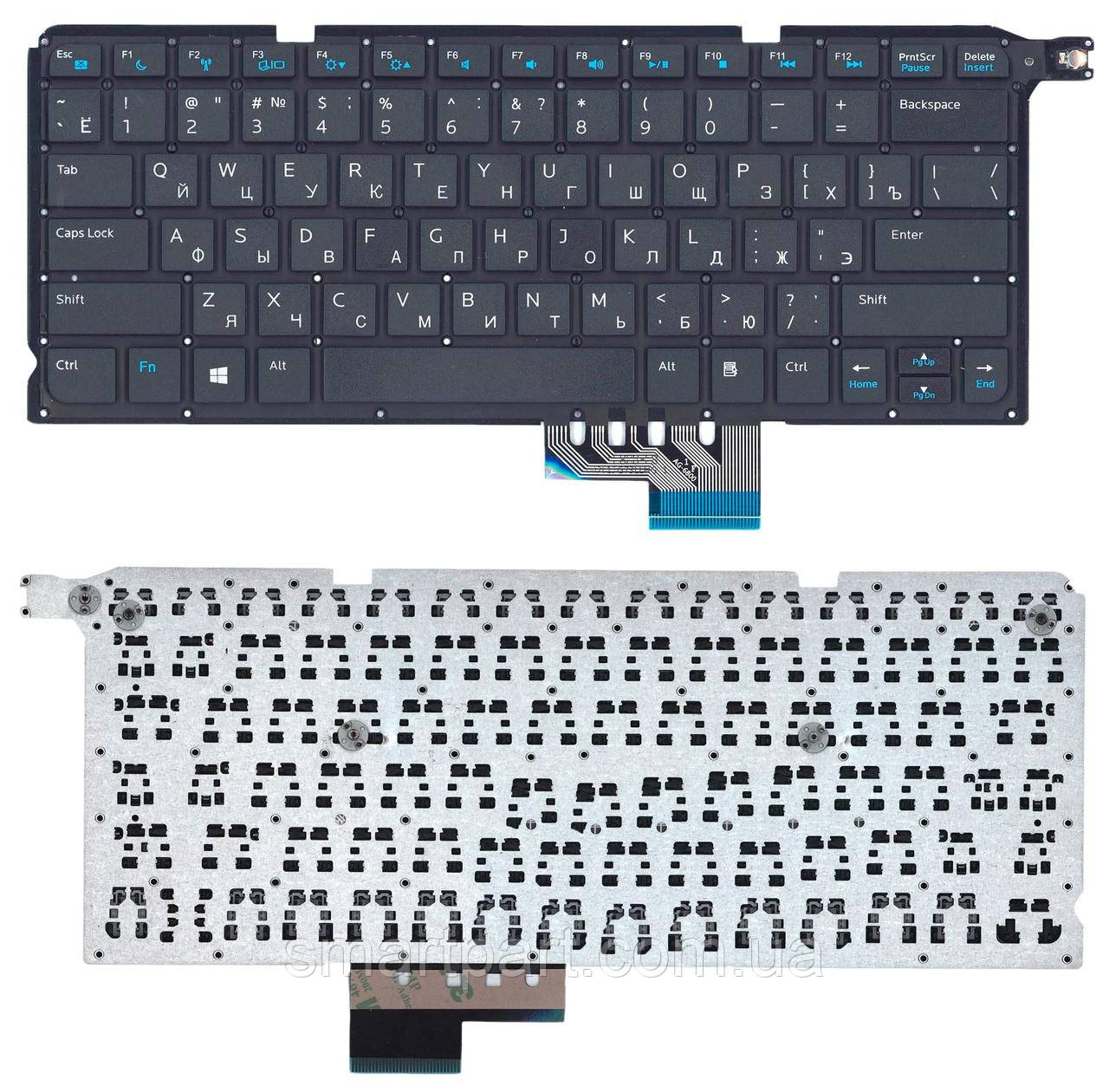 Клавіатура для ноутбука Dell Vostro 14 (5480R) Black, UA