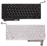 Клавиатура для ноутбука Apple MacBook Pro (A1286) с подсветкой (Light), Black, (No Frame), с (SD), RU