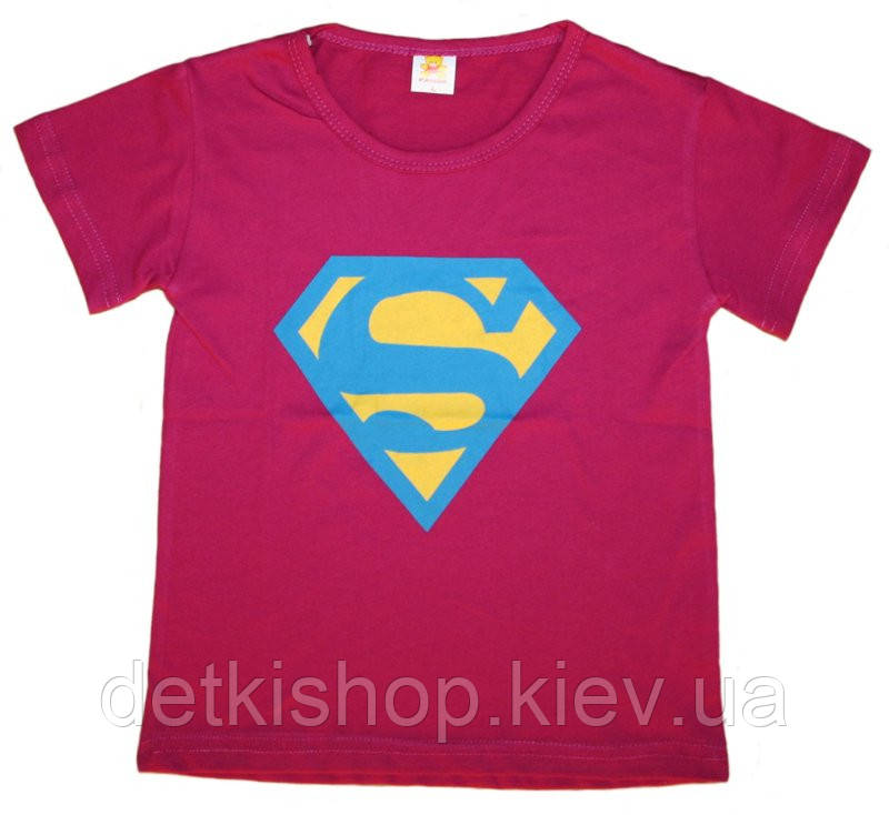 Футболка «Супермен» (бордова), фото 1