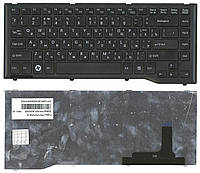 Клавиатура для ноутбука Fujitsu LifeBook (LH532) Black, (Black Frame) RU