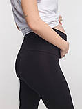 Лосини для вагітних на будь-якому терміні та після пологів Simple&Basic розмір XS Мамин Дім 635 Чорний, фото 3