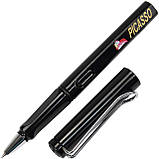 Ручка чорн. "Picasso" №450F в пласт. футлярі,з капсулами(3шт),чорний корпус, фото 3