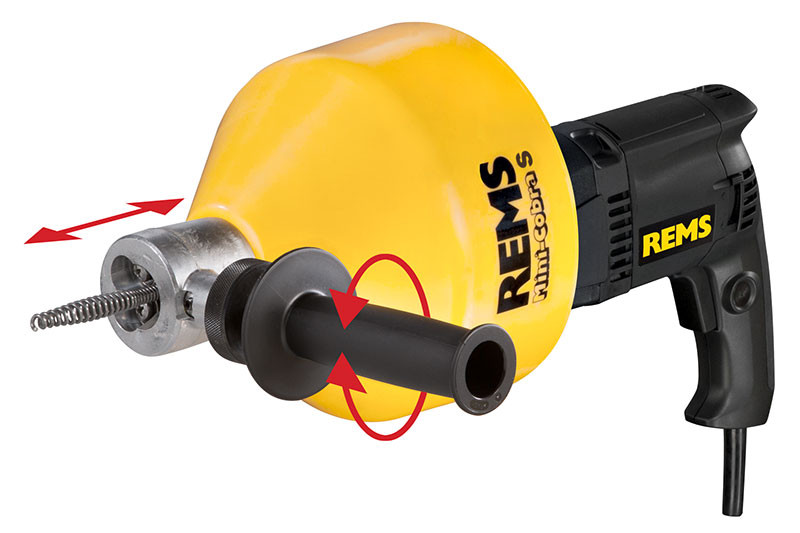 Електричний пристрій REMS Mini-Cobra S для прочищення труб, фото 1