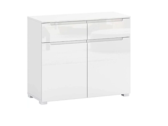 Комод К03 Hill 2Д2Ш модульної системи Hill Blonski німфея альба/білий сніг глянець