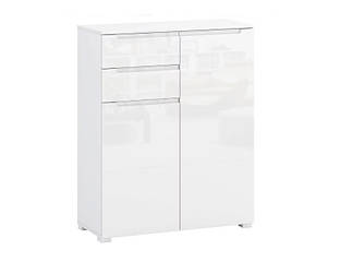 Комод К07 Hill 2Д2Ш модульної системи Hill Blonski німфея альба/білий сніг глянець